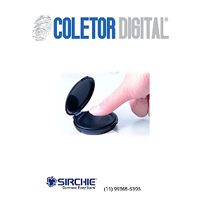 Coletor de Impressão Digital Ceramico modelo 2541-c Redondo hiper resistente em seu manuseio Para 3500 coletas.