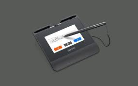 Wacom-Tablet Assinatura LCD, Pad Display Colorido, STU-540, STU540, 5"