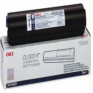 Toner compatível para Okidata OL Série 400/800 DOC-IT Kit de toner série 3000/4000 52104201