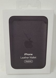 Carteira de couro para iPhone 12 iPhone 13 com MagSafe