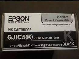 Cartucho Epson Gjic5(k) For Gp-m831/gp-831 Black Original