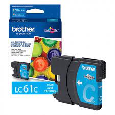 Cartucho Brother LC61c Cyan, compativel DCP-165C, DCP-385C, DCP-585CW, MFC-290C, MFC-490CW, MFC-495CW