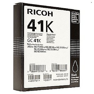 Cartucho de tinta original Ricoh GC-41K (405761) (preto)