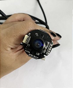 Mini câmera panorâmica olho de peixe, hd1080p, micro usb, 2.0mp, câmera de vídeo, vigilância uvc