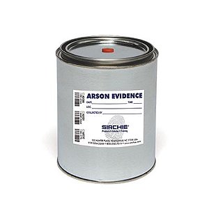 Recipiente de coleta de evidências de incêndio criminoso e material sólido - 1 litro AEC01 sirchie (unidade)