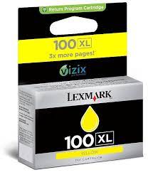 Cartucho de Tinta Lexmark 100Xl Amarelo (14N1071) Original