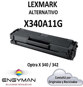 Toner Comp Lexmark X340a11g X340h11g X342 6k