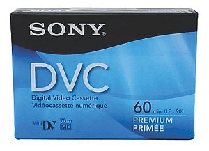 Fita Mini Dv Sony 60 Minutos Digital Video Cassete Dvc