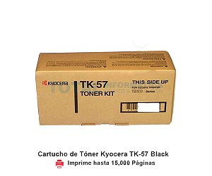 TONER KYOCERA TK-57 BLACK, 15000 PÁGINAS