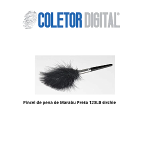 Pincel de pena de Marabu Preto 123LB sirchie