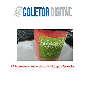 Pó latente vermelho claro vivo 5g spex forensics