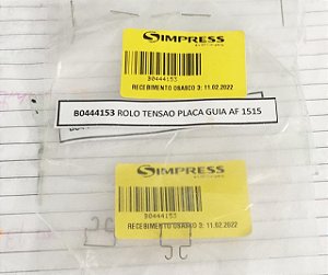 Rolo tensor B0444153 para placa guia B044-4153 para Ricoh AF1015