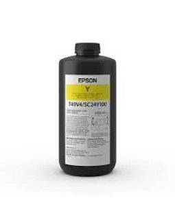 T49V410 Garrafa de Tinta Epson UltraChrome UV Sc-v7000- Yellow 1000 ml  Original