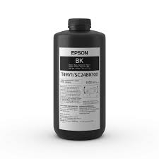 Garrafa de Tinta Preta Epson UltraChrome UV T49V, 1000 ml