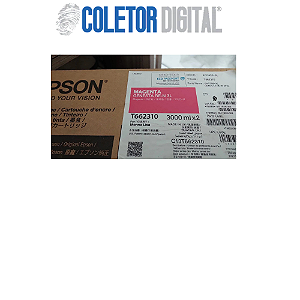 tinta epson magenta t662310 3 litros genesta 1 saco com 3 litros