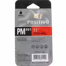 Cartucho Positivo Preto Pm 051 P/ Impressora A1017 Original