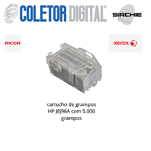 cartucho de grampos HP J8J96A com 5.000 grampos