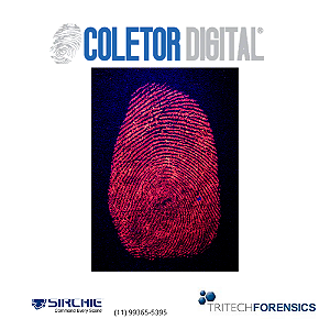 Pó fluorescente para impressão digital REDescent LL701 sirchie 10 gramas