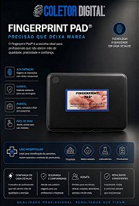 Coletor de Impressão Digital para Exame do Pezinho – Capacidade para 10.000 Coletas, Tinta Escura de Alta Precisão que Não Mancha a Pele – Código 7717