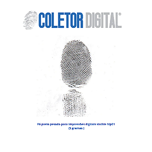 Pó preto pesado para impressões digitais sirchie hlp01 (5 gramas )