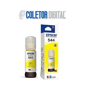 Refil de Tinta Epson T544 T544420 Amarelo para L3150 L3110 65ml