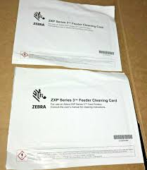Cartao de limpeza  Zebra  ZXP SERIES 3 ZXP3 4X6 212978-002 unidade
