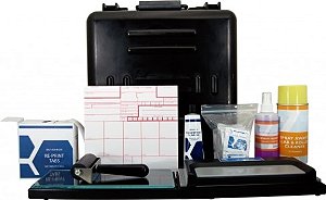 Kit de impressão digital portátil mestre de laje de vidro SKU: FS-CKFPMG