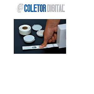 Almofada de impressão digital redonda sem tinta IDT de 2 polegadas SKU: FS-TRUE-INKLESS-PAD (cada almofada tira 500 impressoes digitais )