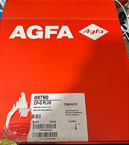 filme agfa radiografico para exame de raio-x  ortho  cp-g-plus  35x92 (25nif)