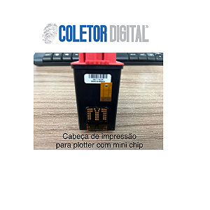 Cabeça de impressão para plotter com mini chip para uso de várias plotter