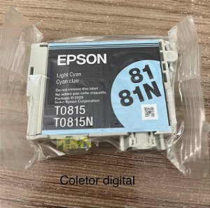 Cartucho de Tinta Epson 81 81N T081520 Ciano Light Original
