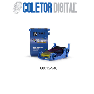 Cartucho de fita para impressora de cartões True Color YMCKOi Eco Color-200 Imagens (80015-940)