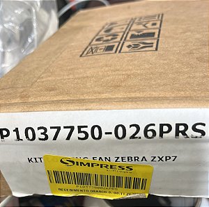 P1037750-026 - Kit de ventoinha de resfriamento Zebra ZXP7