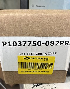 P1037750-082 - Kit de pés Zebra ZXP7