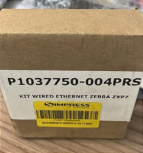 P1037750-004 - Kit Ethernet com fio Zebra ZXP7