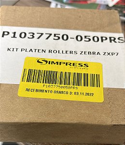 P1037750-050 - Kit de rolo de impressão Zebra ZXP7