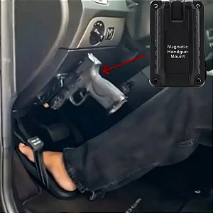 Suporte para arma de fogo oculta 1pc, Suporte magnético de rápida extração para carro, caminhão, parede, mesa