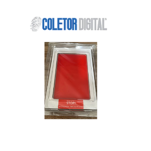 Memorial de impressão de patinha de gato vermelho (unidade)