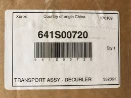 Conjunto de transporte do desencurvador Xerox® DocuColor™ 700 700i 770 059K56550 059K62630 059K62631 059K62632 059K62633 641S00720