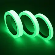 Fita de pesca brilho no escuro - Adesivos em rolo verde fluorescente  1cm