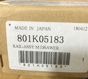 Trilho xerox 801K05182, 801K05183 WC4590/4595/4110/4112/4127; D95/110/125