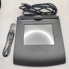 Electronic LCD Signature Tablet Pad, restaurado Wacom STU500 STU-500 com garantia.