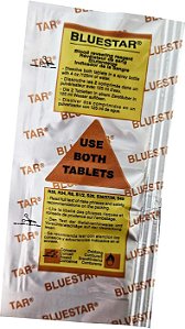 Bluestar Luminol, pacote único  Marca Crime Scene Dimensões do item C x L x A	7,6 x 5,1 x 0,5 centímetros Forma do produto	Comprimido Faixa etária (descrição)	Adulto