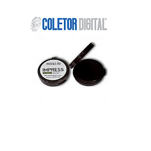 Almofada / Coletor de Impressão Digital com superfície de cerâmica 250 capacidade 3.000 coletas na cor azul.