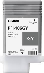 Canon Cartucho de tinta PFI-106GY 6630B001AA iPF6400 iPF6450 (cinza)