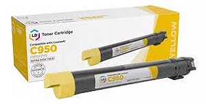 Cartucho Toner C950x2yg X950x2yg P/ Lexmark C950 X950 X950de Tinta Amarelo