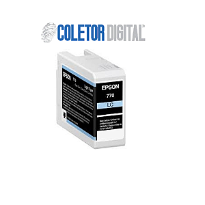 EPSON 770, Cartucho de Tinta Ciano Claro, 25 ML