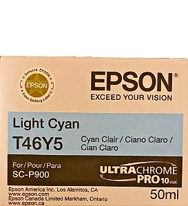 Tinta ultracromática Epson Light Cyan T46Y5 para impressora Epson P900