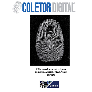 Pó branco indestrutível para impressão digital 473 ml (16 oz) BPP1916