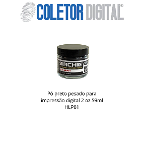 Pó preto pesado para impressão digital 2 oz 59ml HLP01